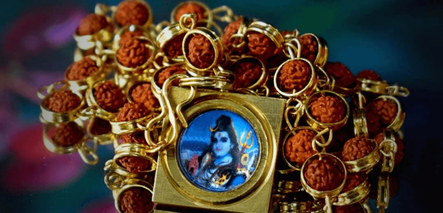 Maha-Mrityunjay-Kavach-With-Gold-Capped-Rudraksha-Mala