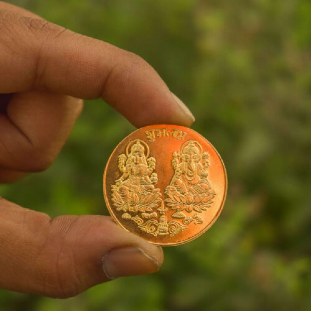 Ashta Lakshmi Kavach + Coin + Kuber Kunji + Crystal Kachua ...