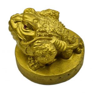Feng Shui Golden Money Frog Toad For Wealth & Prosperity