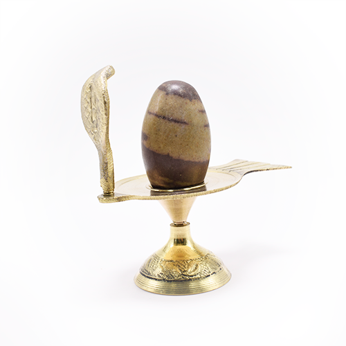 Narmadeshwar Shivling With Brass Base