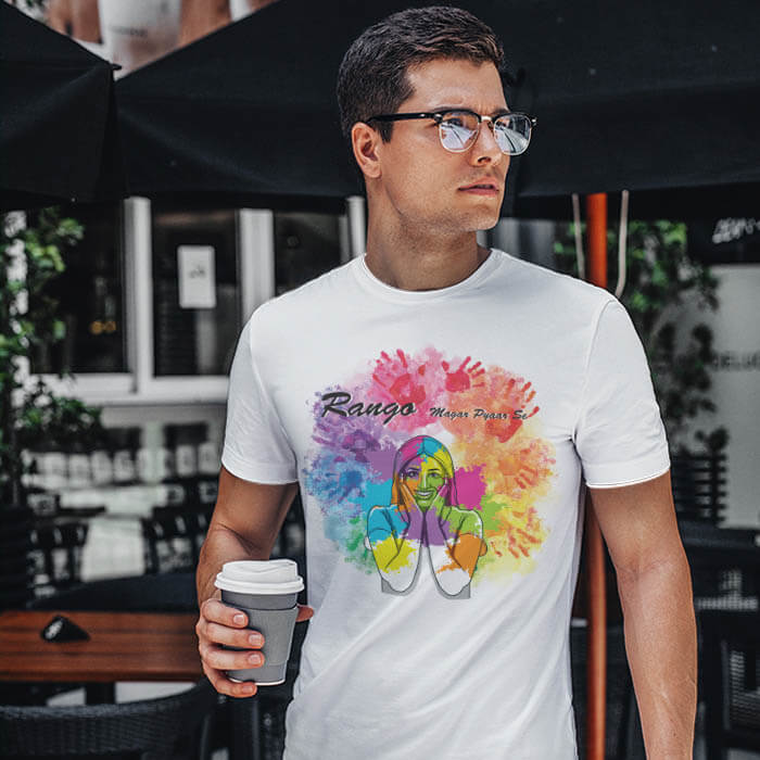 Holi Quotes t-shirt for men