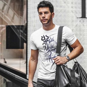 Lord Shiva with Trishul t-shirt for men