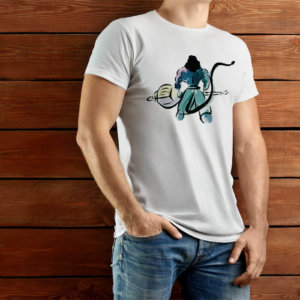 Mahabali Hanuman With Gada men t-shirt