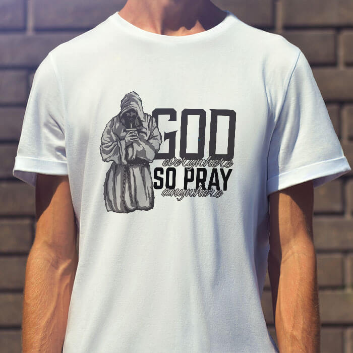 best t shirt with god quotes for men
