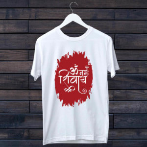 Best Om Namah Shivay printed t-shirt for mens