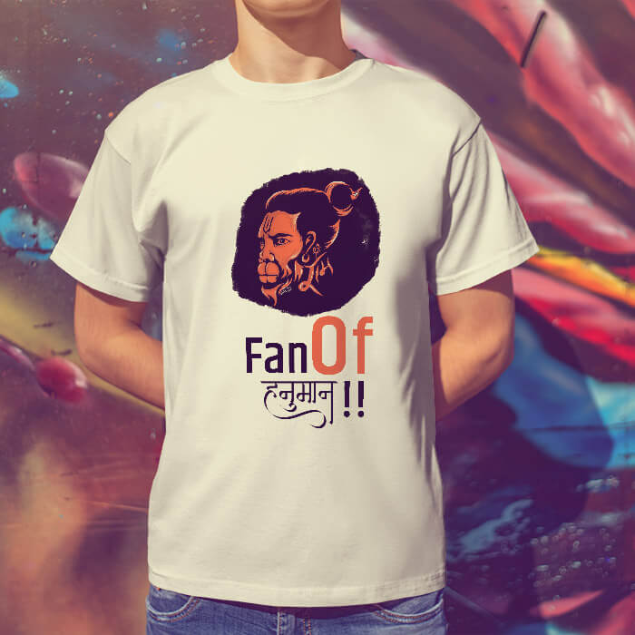 Fan of Hanuman t-shirt for men