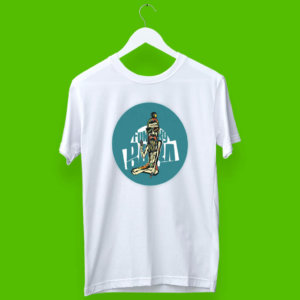 Funky Baba cool white t shirt (2)