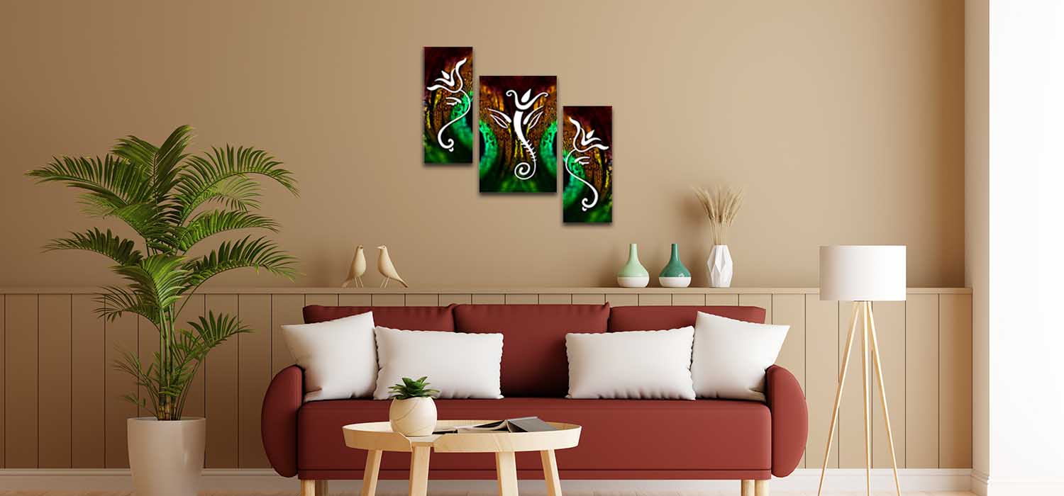 Ganesha Picture Bedroom Wall Paintings