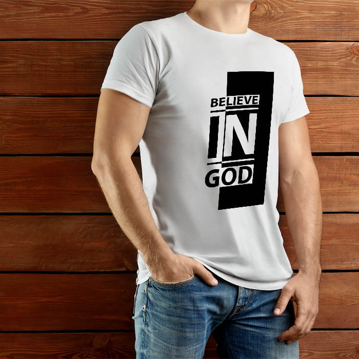 God Quotes Online Printing T Shirt - Buy Spiritual Products