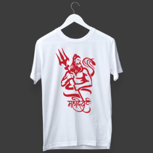 Mahadev art design long t shirt for mens