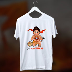 Bal Hanuman best images printed white t shirt
