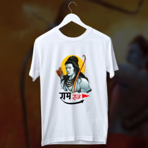 Ram Rajya sketch printed t shirt for men