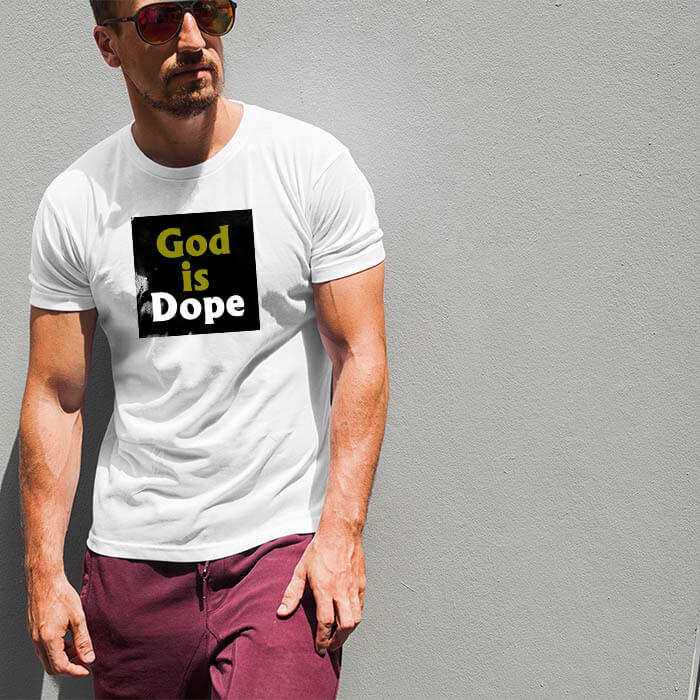 God is dope round neck t shirt online