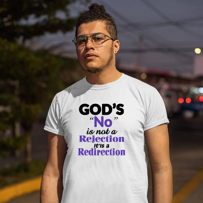 God quotes about hope and faith white t-shirt