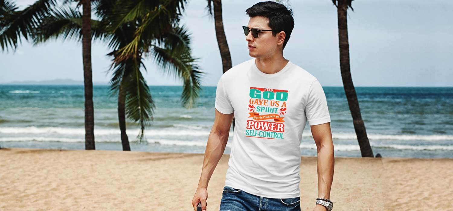 God quotes with designed printed best t shirt for men