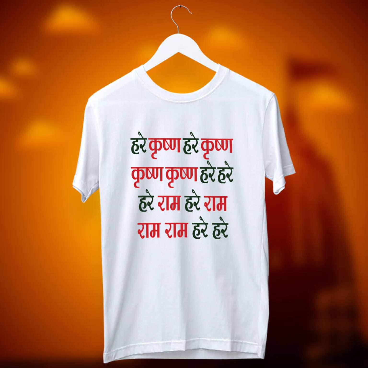 krishna printed t shirt