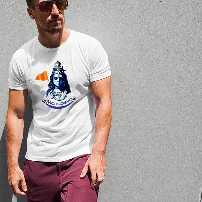 Mahadev best pics printed t-shirt for men