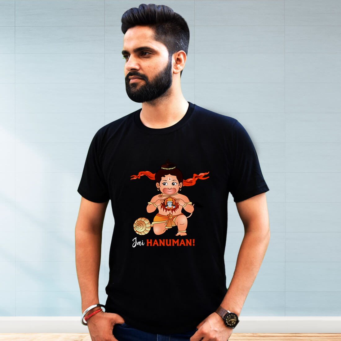 Jai Hanuman Printed T-Shirt