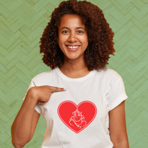 Designer Ganesha Graphic Printed White T Shirt Women