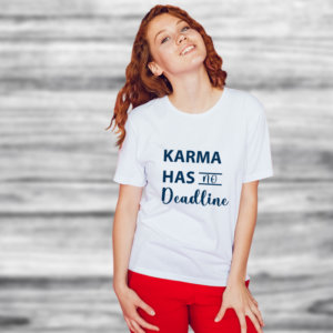 Infinity Karma Women_s Round Neck T-Shirt