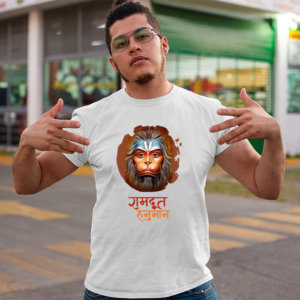 Ram Doot Hanuman printed online t shirt