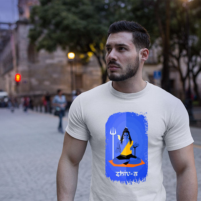 Shiva printed online t shirt design