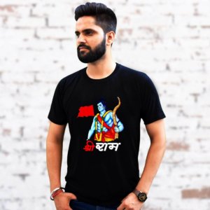 Ram Printed Black T Shirt Online
