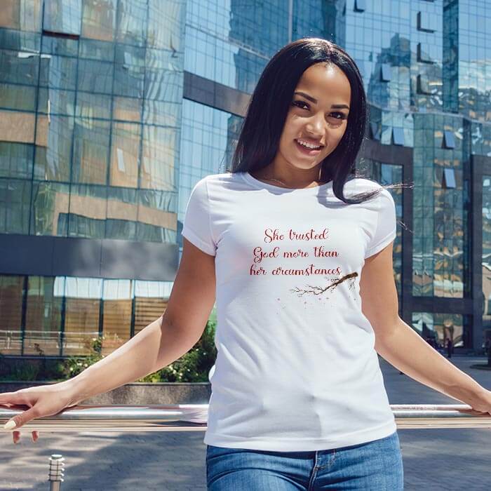 Strong Women Quotes Print Women T Shirt