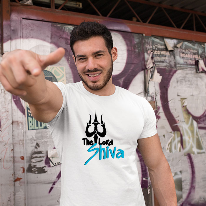 The lord shiva printed t shirt for men