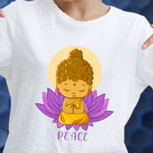 Buddha print T Shirt For Women Online