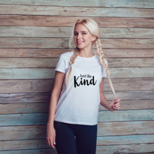 Just Be Kind Text Printed Printed T Shirt For Women Online