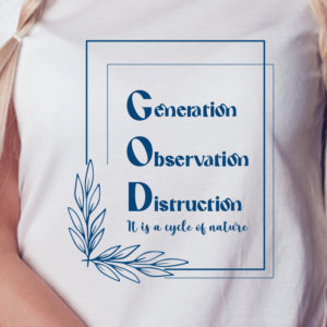 God Best Quotes Printed T Shirt Dress Women