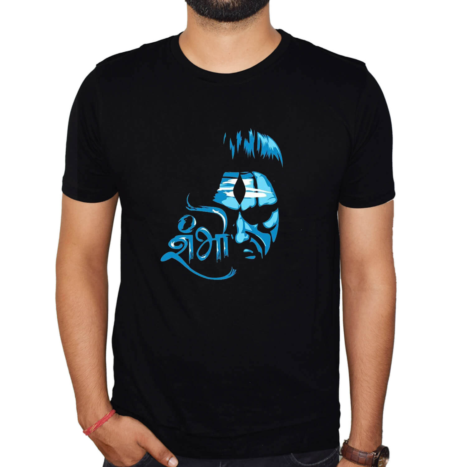 Shiv Shambhu Printed round neck T-Shirt Combo
