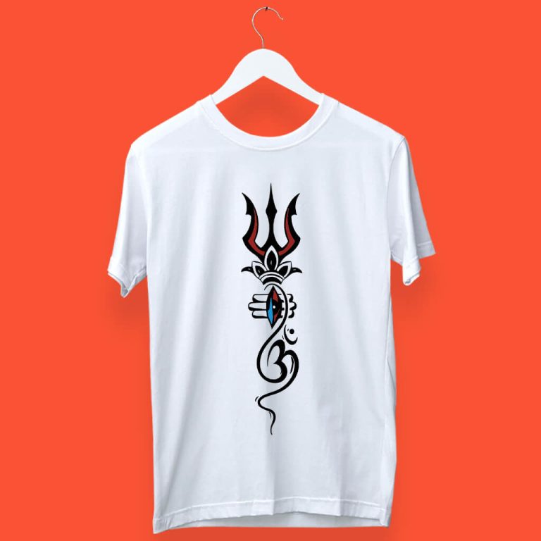 Mahakal Street Style Hd Trishul Printed T Shirt Buy Spiritual Products 7261