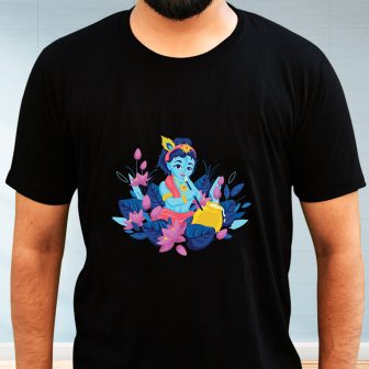 Black t shirt outlet painting ideas