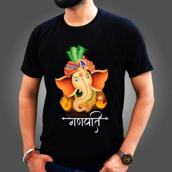 Ganpati printed t shirt online