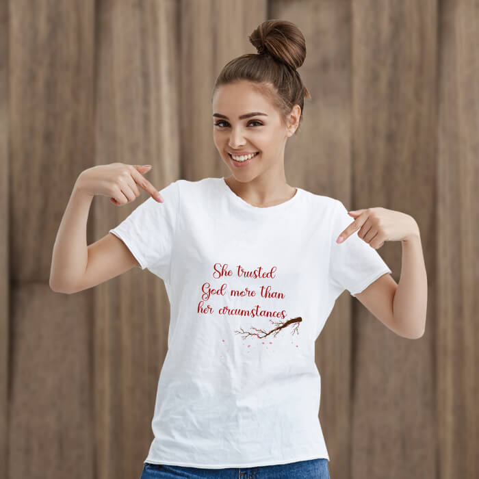 Strong Women Quotes Print T-Shirt Women - Buy Spiritual Products