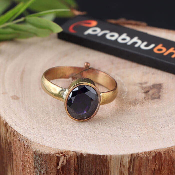 Natural Blue Sapphire Kashmiri Original Kashmiri Sapphire Real Neelam Stone  Ring | eBay